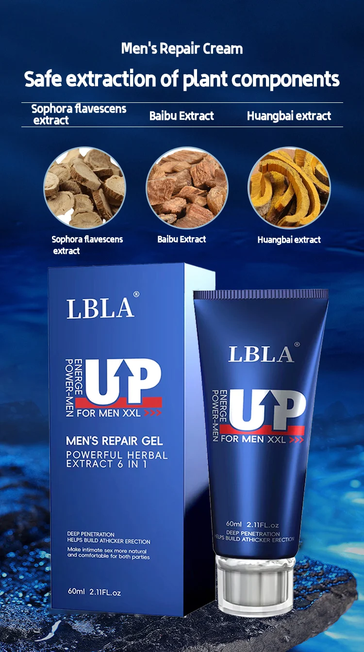 LBLA Blue UP Men's Repair Cream Repairing male corpora cavernosa, increasing size and girth,rose fragrance - Image 11